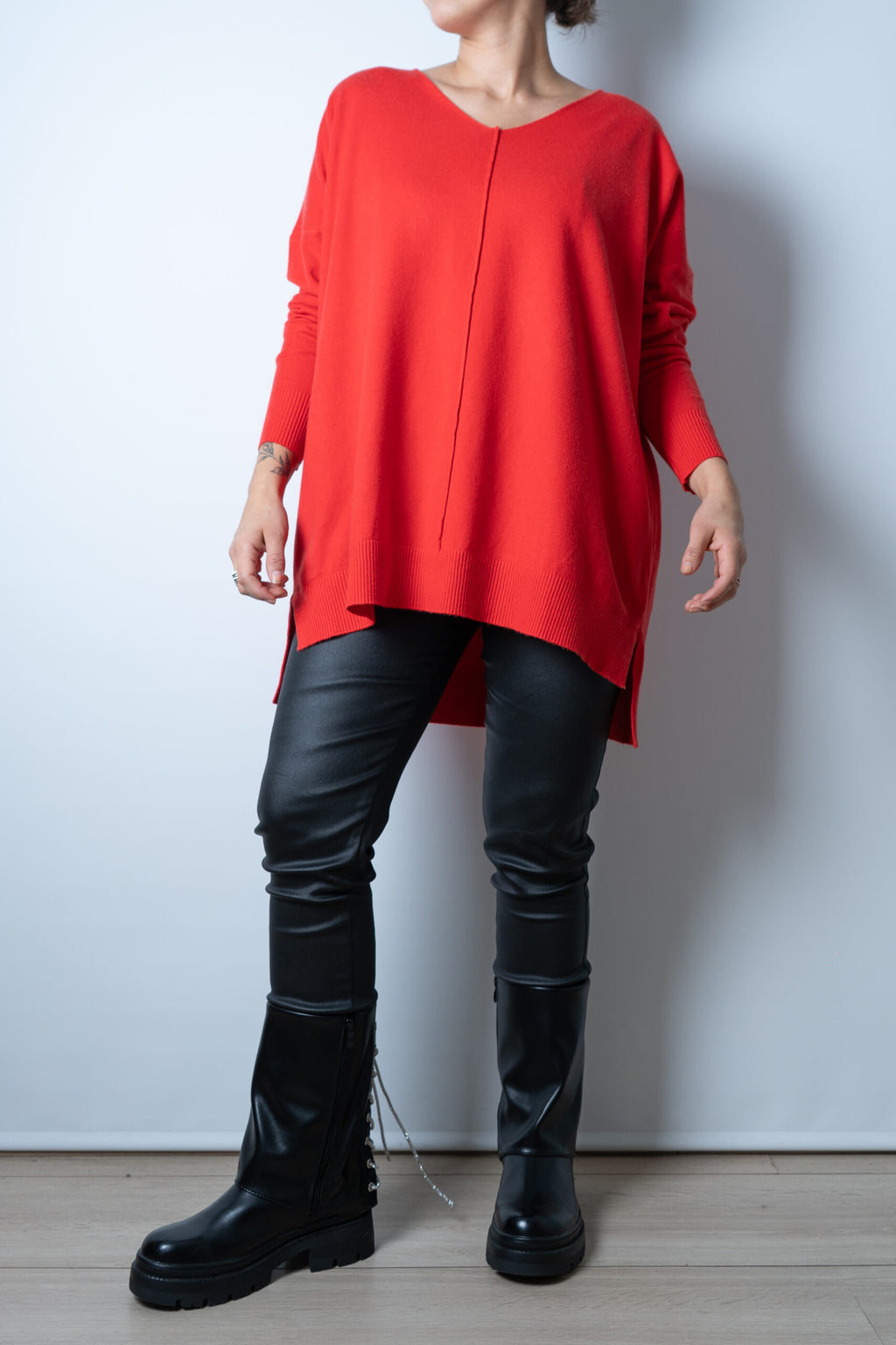 Sweater Laica - Rojo