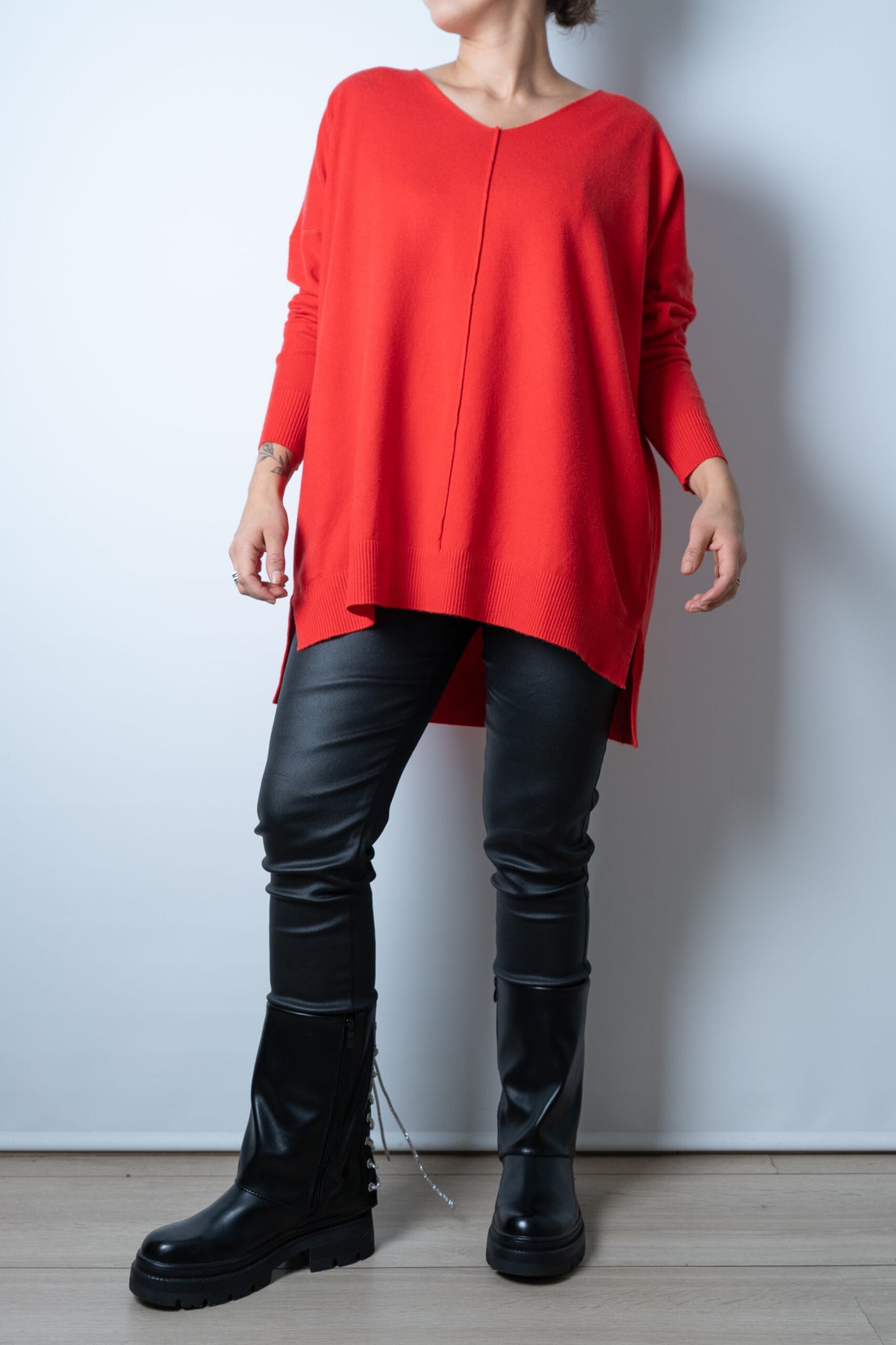Sweater Laica - Rojo