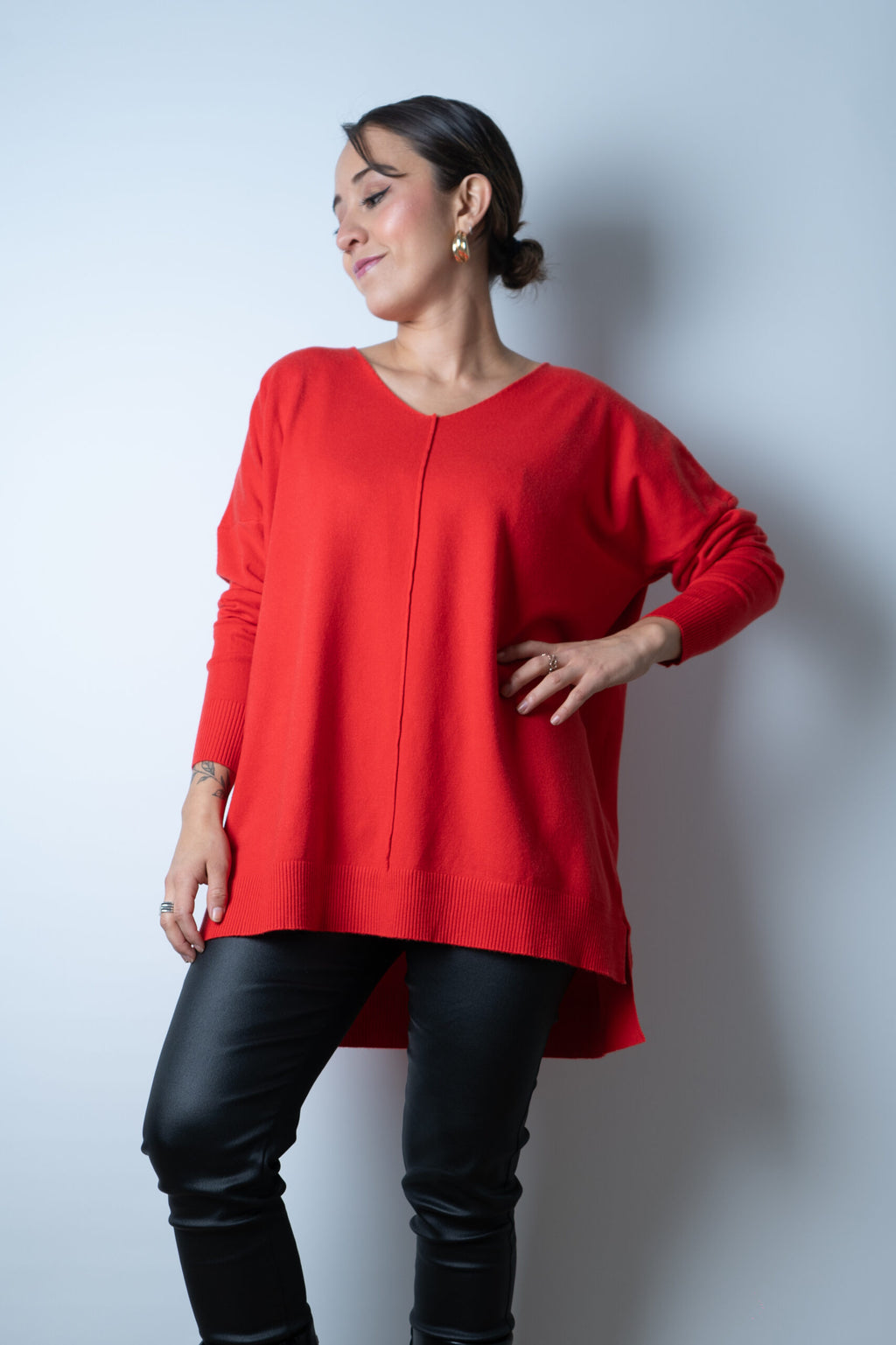 Sweater Laica - Rojo
