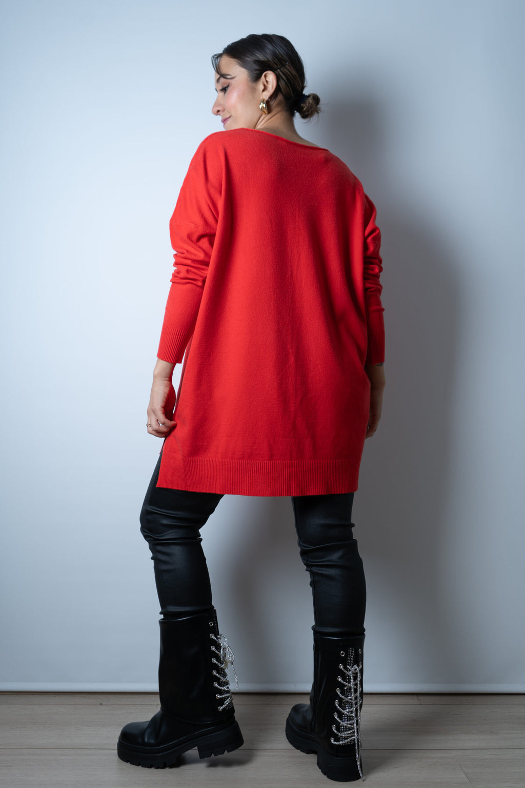Sweater Laica - Rojo