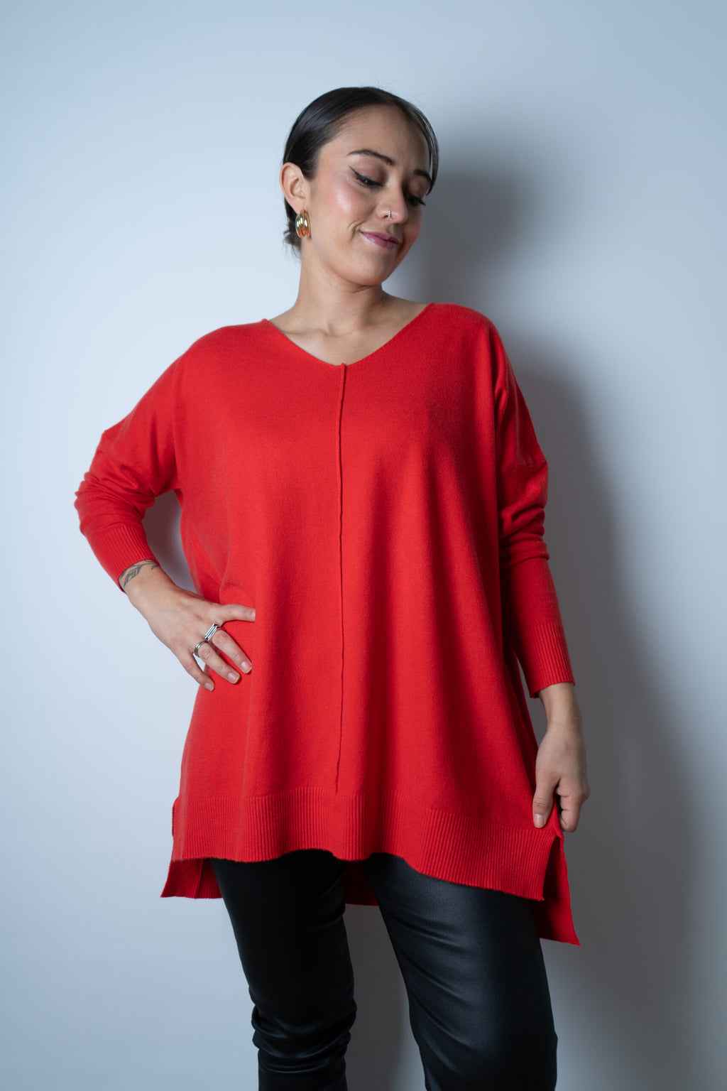 Sweater Laica - Rojo