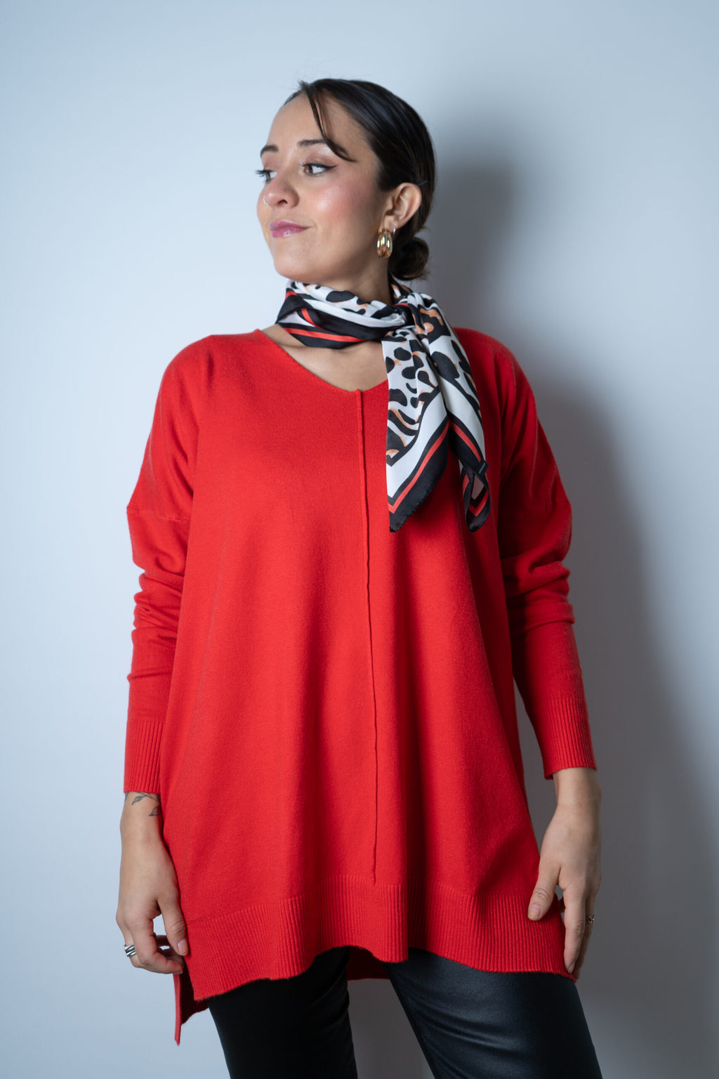 Sweater Laica - Rojo