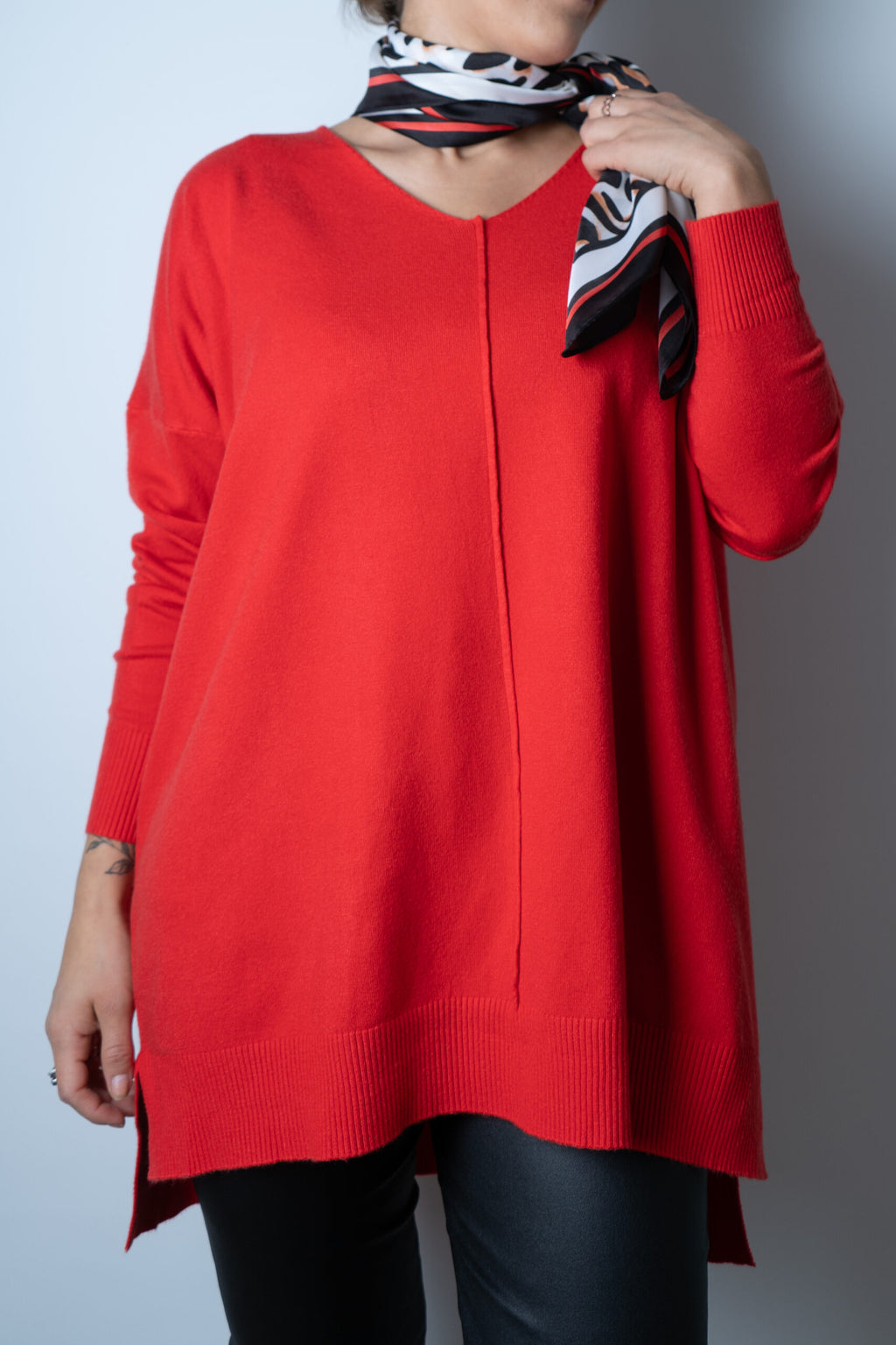 Sweater Laica - Rojo