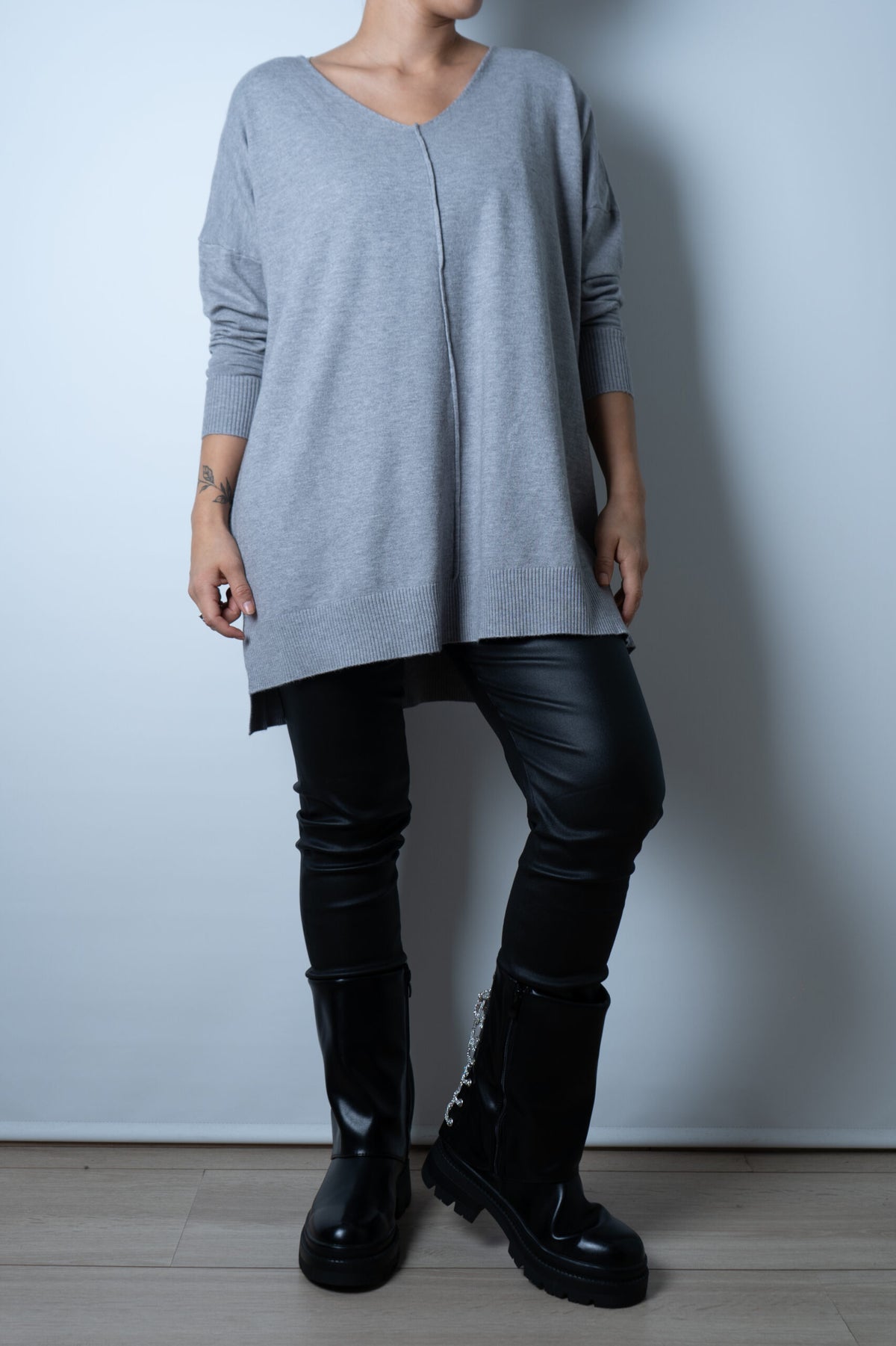 Sweater Laica - Gris