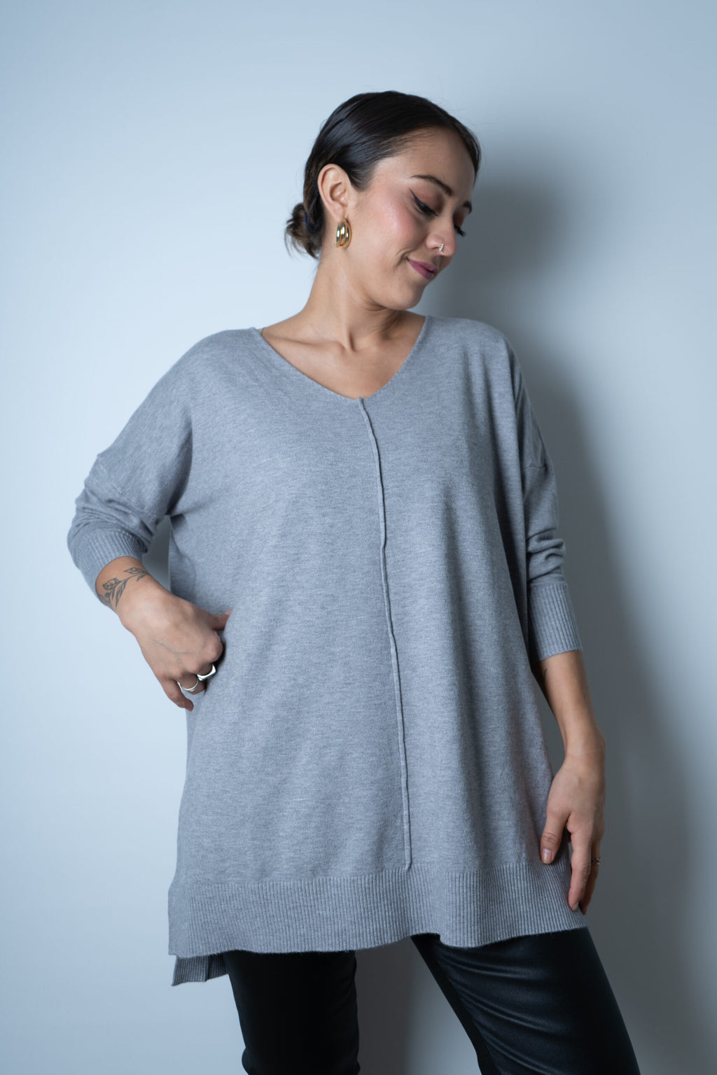 Sweater Laica - Gris