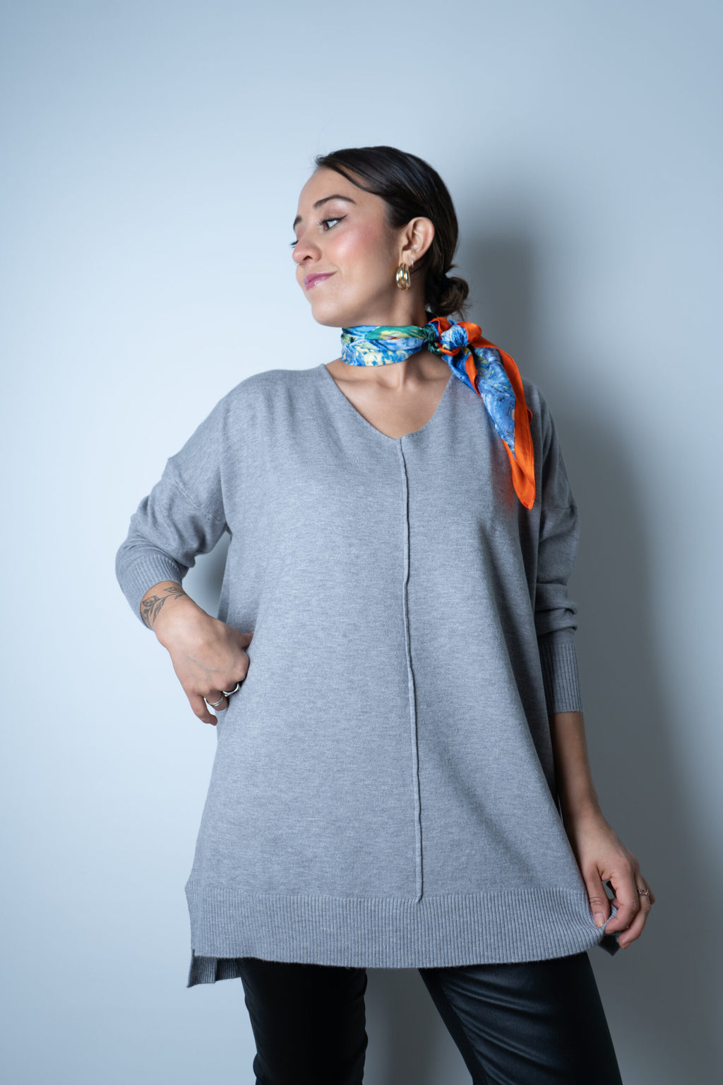 Sweater Laica - Gris