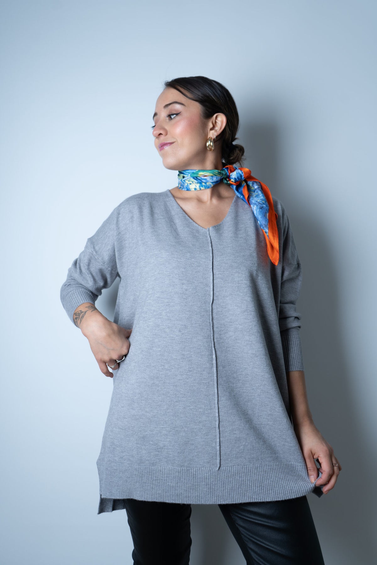 Sweater Laica - Gris