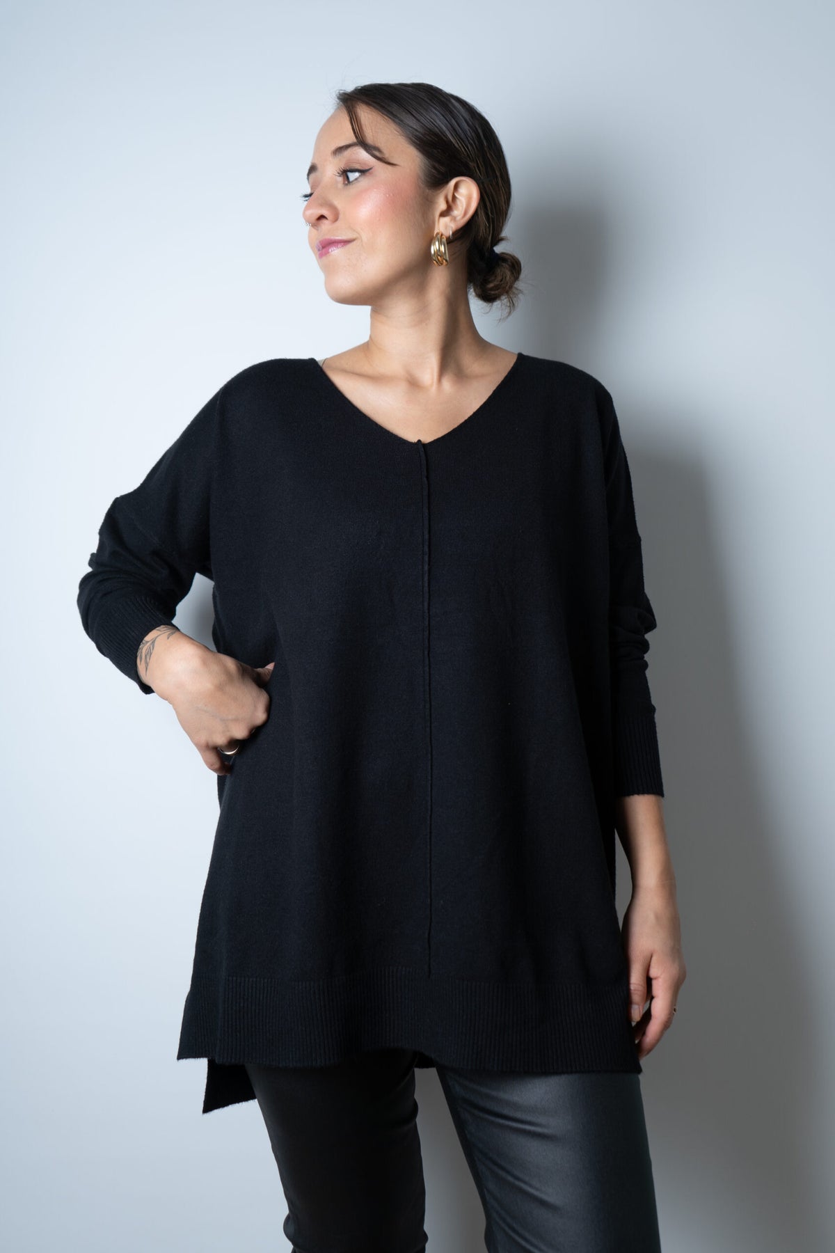 Sweater Laica - Negro