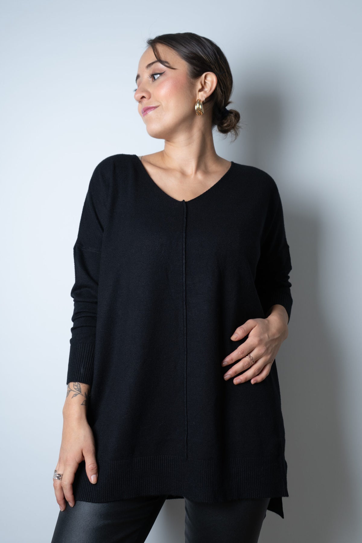 Sweater Laica - Negro