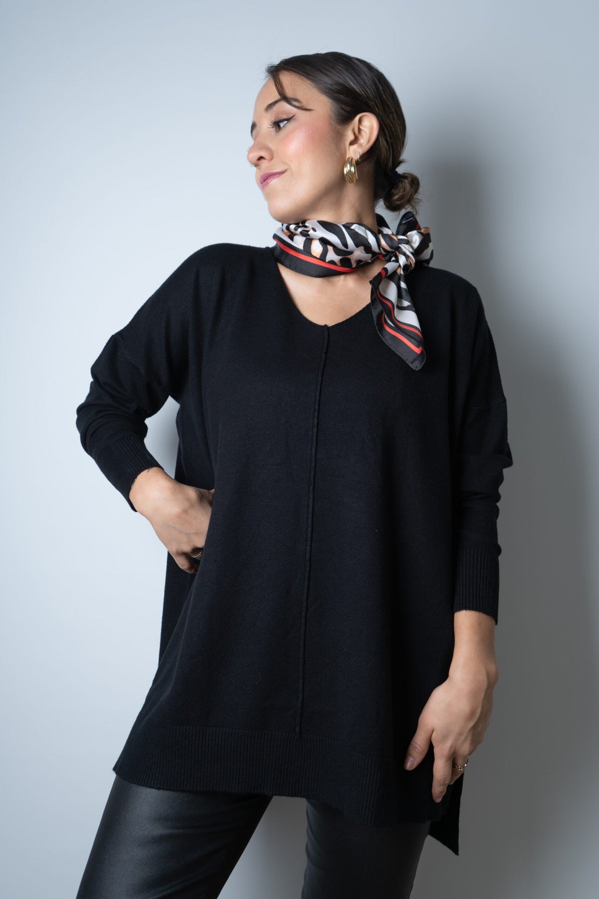 Sweater Laica - Negro