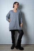 Sweater Laica - Gris ocuro