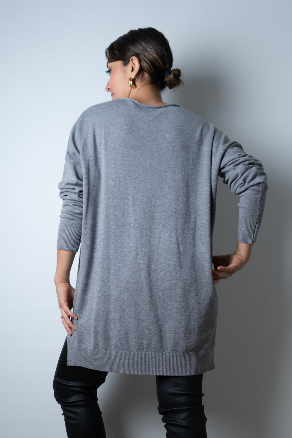 Sweater Laica - Gris ocuro