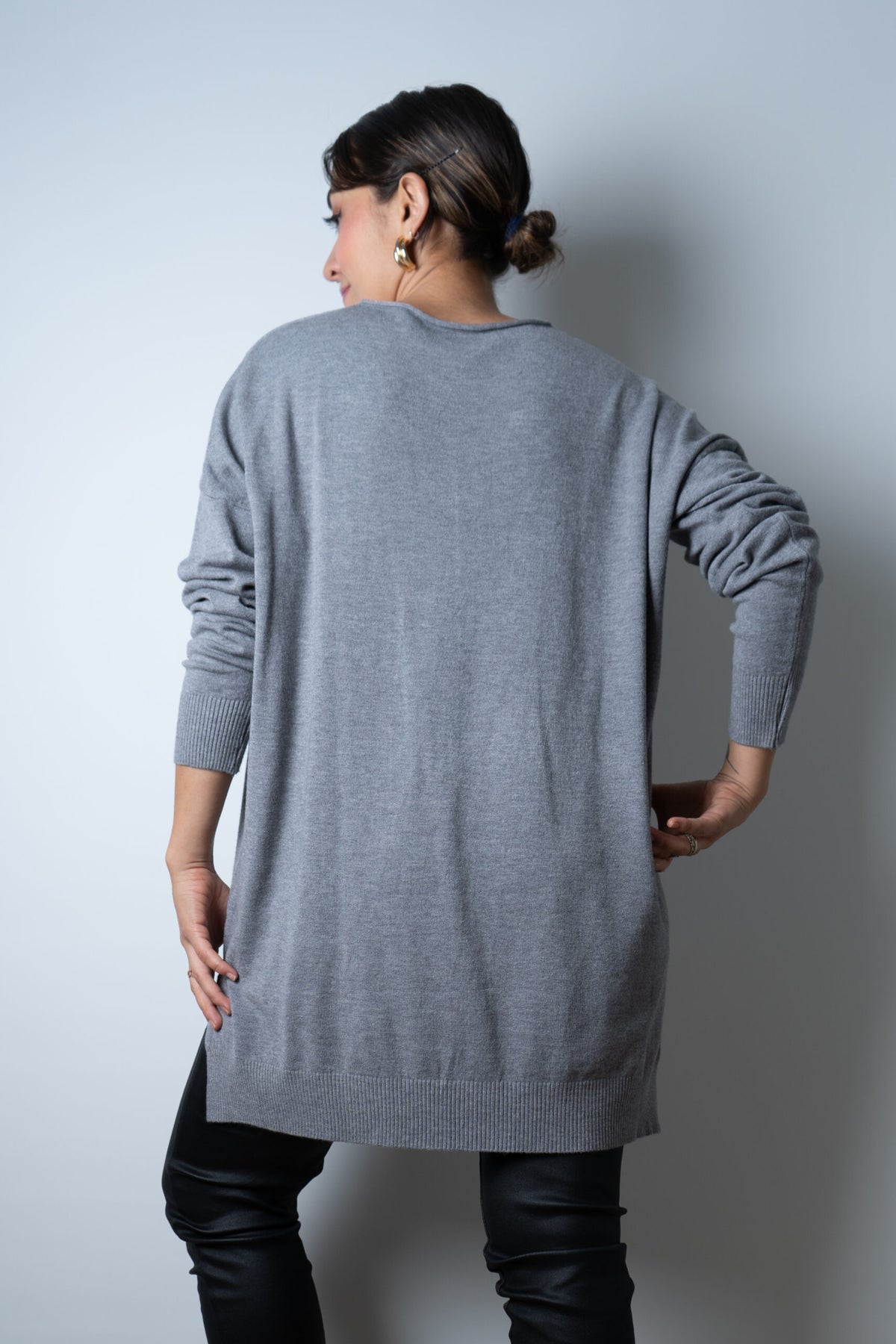 Sweater Laica - Gris ocuro