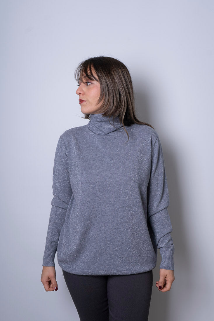 Sweater Beatle brillante - Gris