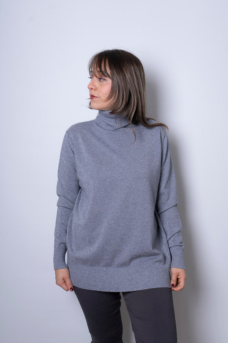 Sweater Beatle brillante - Gris
