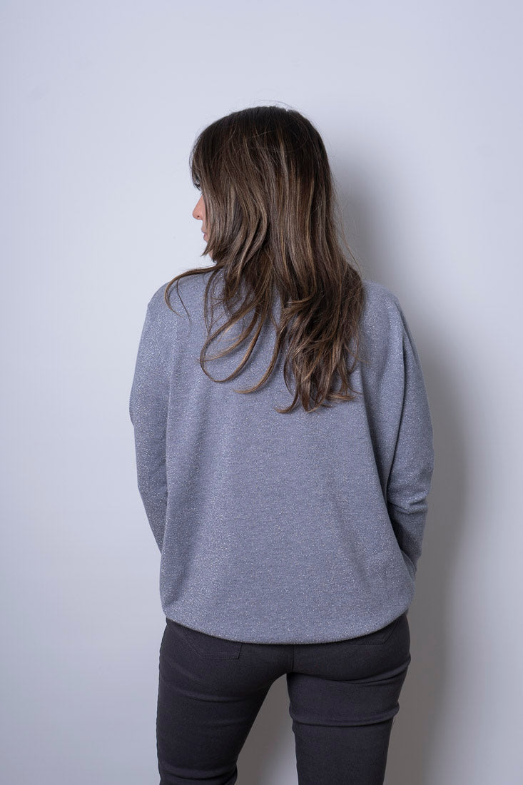 Sweater Beatle brillante - Gris