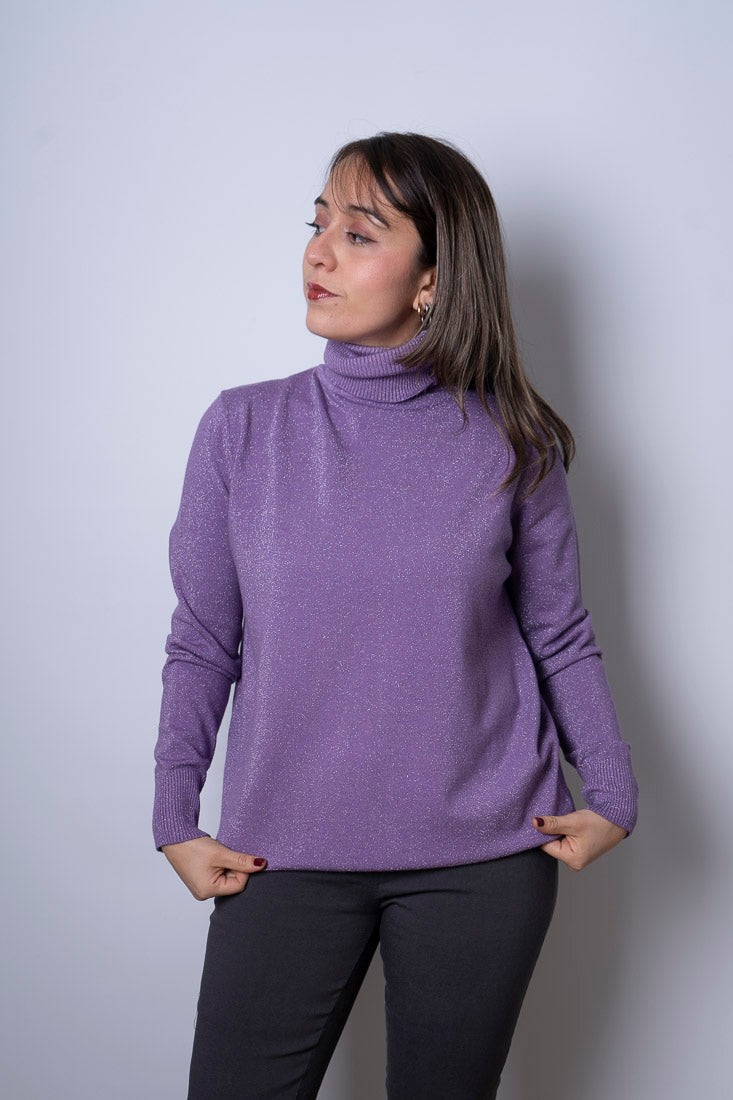 Sweater Beatle brillante - Lavanda