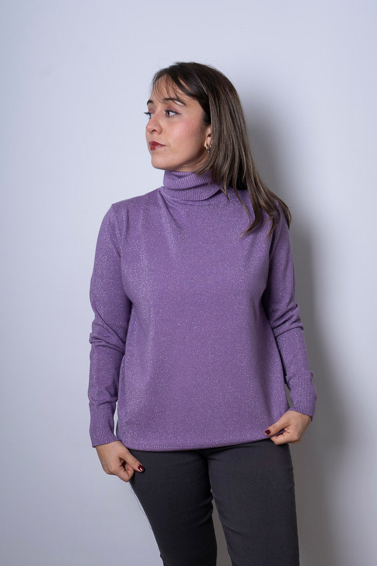 Sweater Beatle brillante - Lavanda