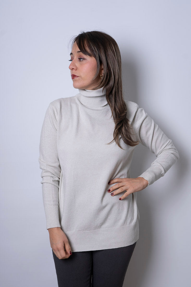 Sweater Beatle brillante - Blanco