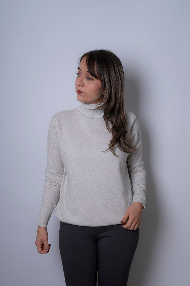 Sweater Beatle brillante - Blanco