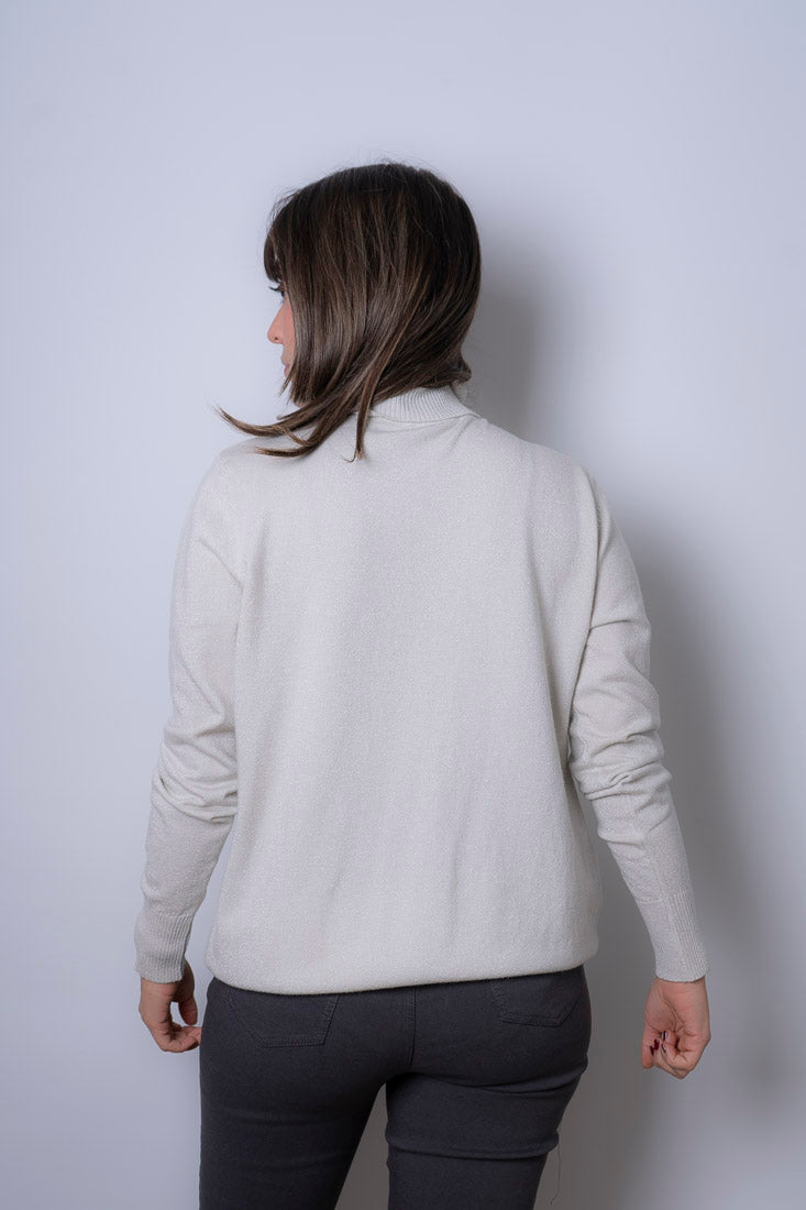 Sweater Beatle brillante - Blanco