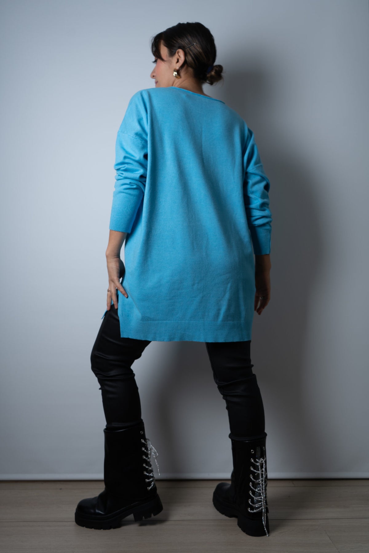 Sweater Laica - Celeste