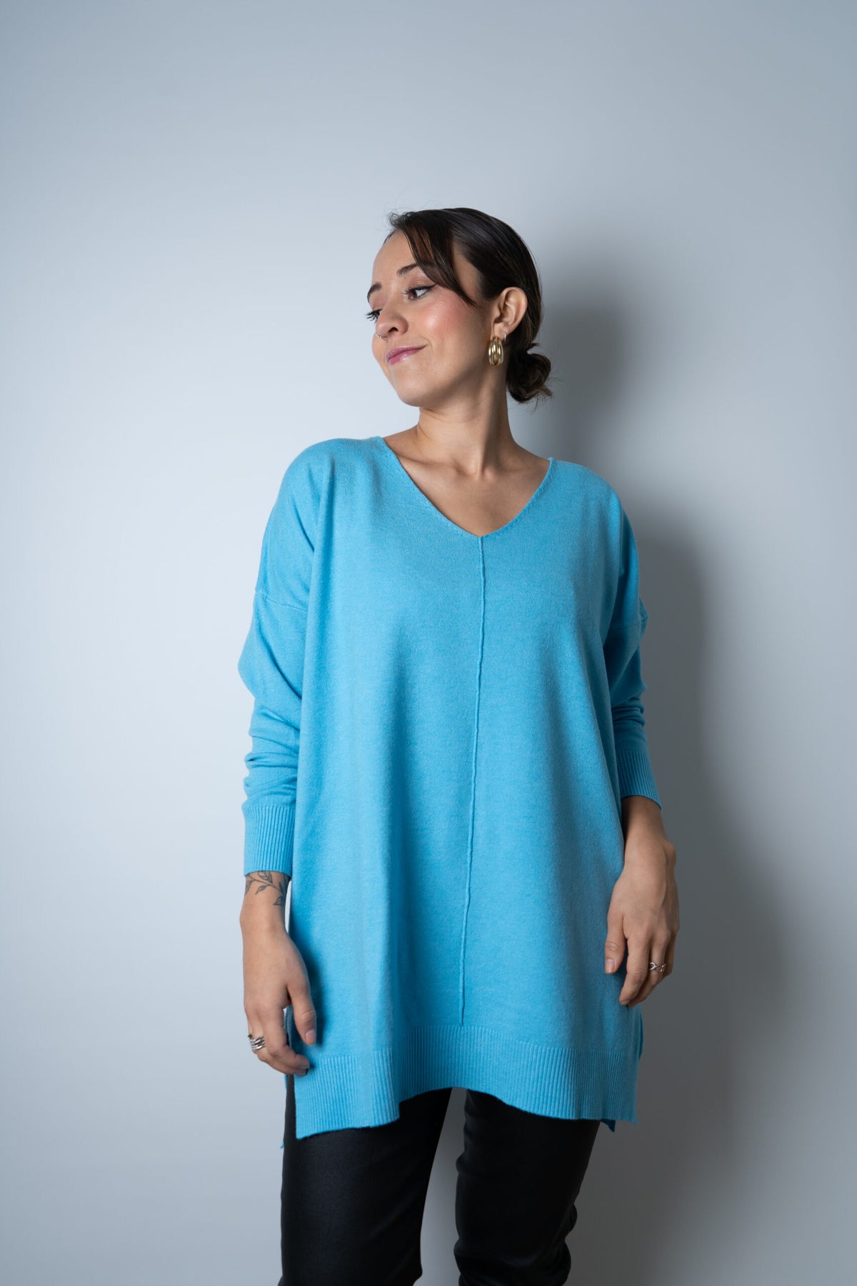 Sweater Laica - Celeste