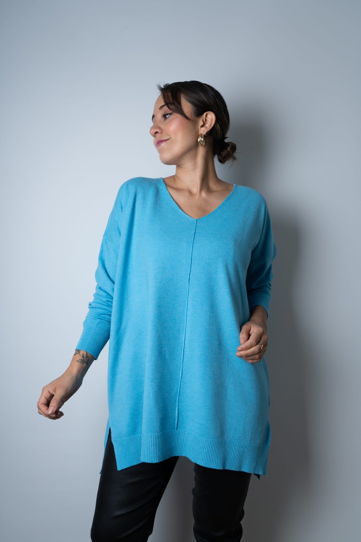 Sweater Laica - Celeste