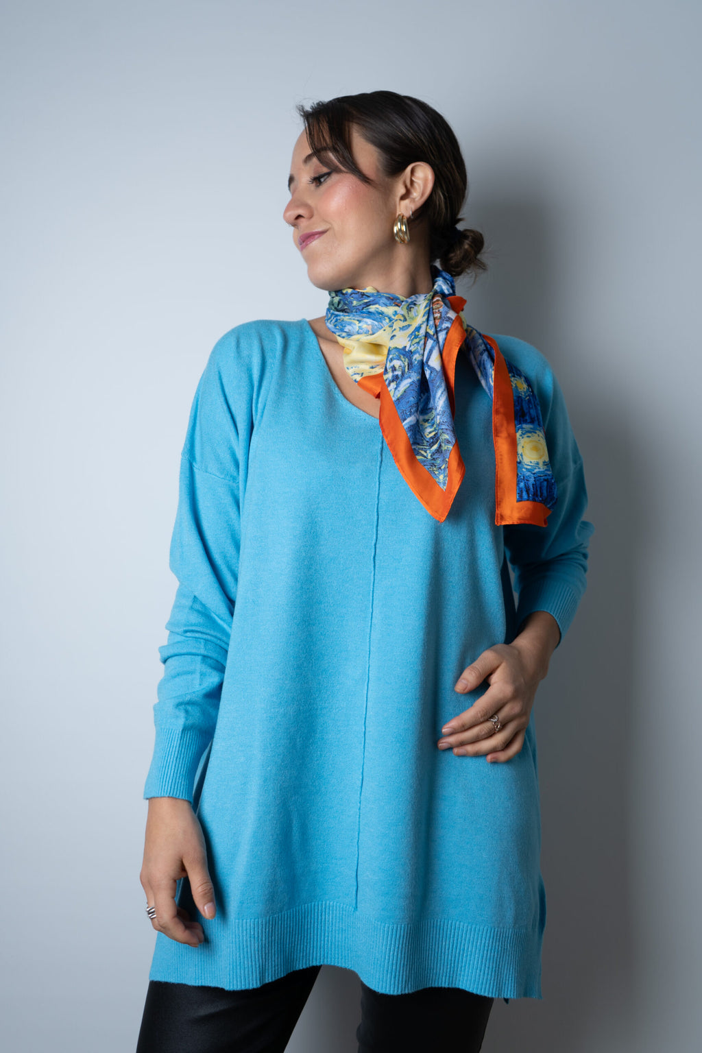 Sweater Laica - Celeste
