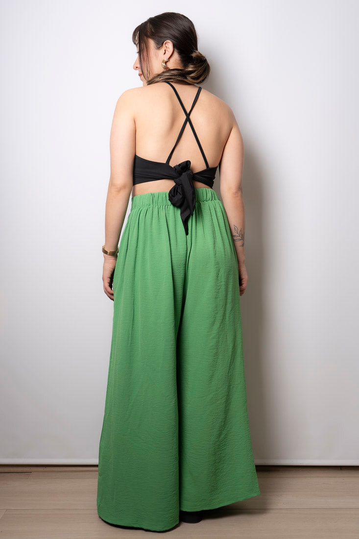 Pantalon Palazzo Aurora - Verde