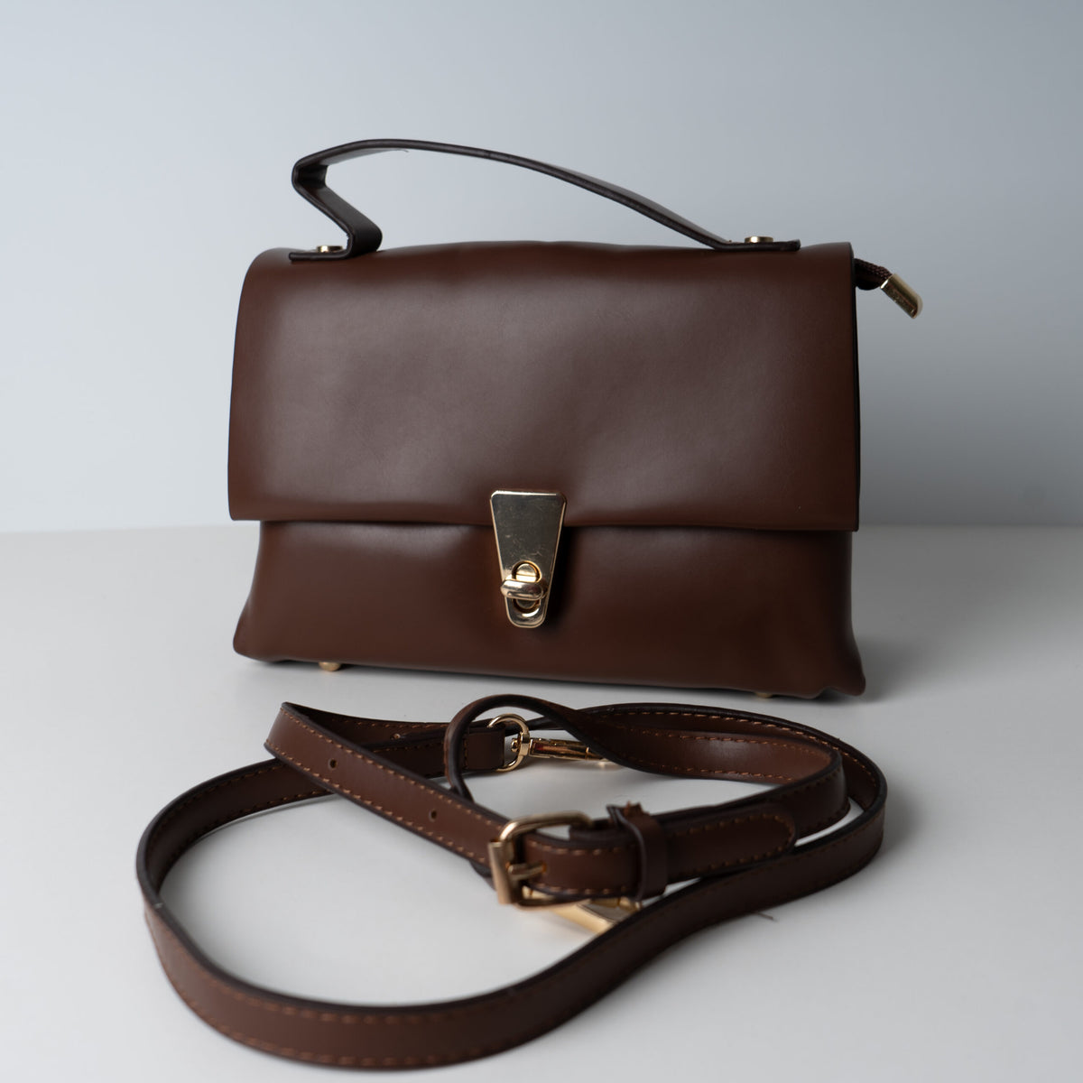 Cartera Ines - Cafe oscuro