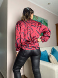 Blusa diseño - Burdeo