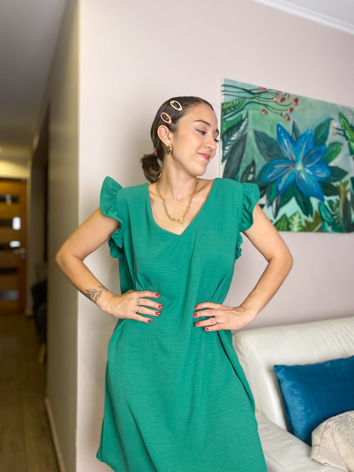 Vestido María - Verde