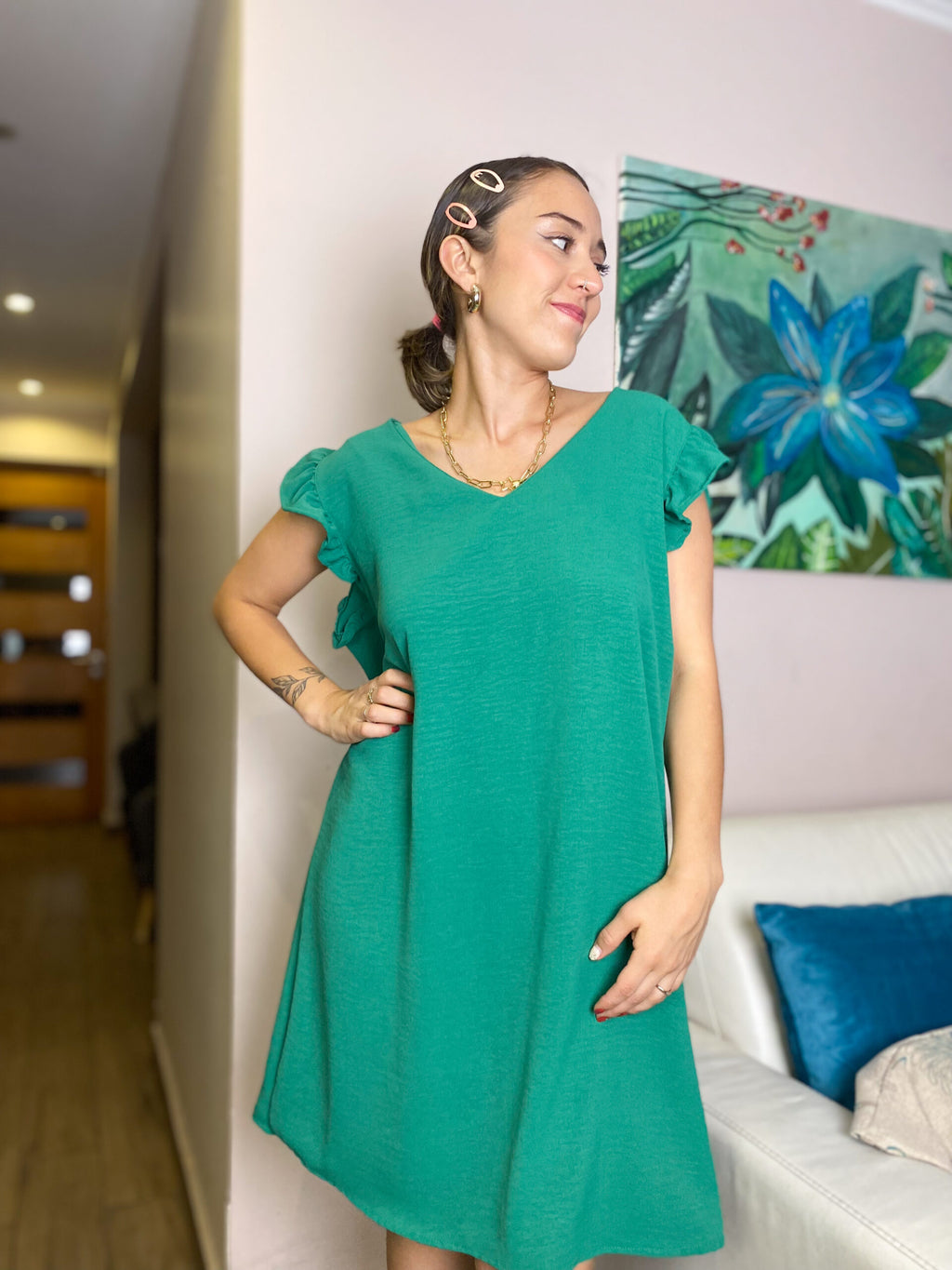 Vestido María - Verde