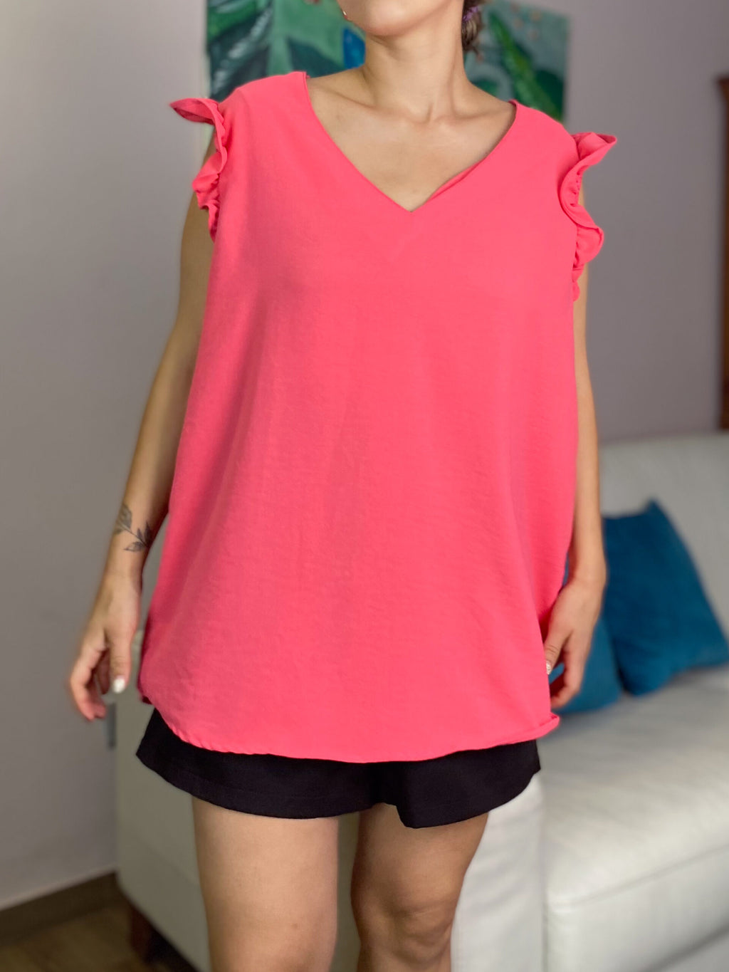 Blusa Carmina - Coral