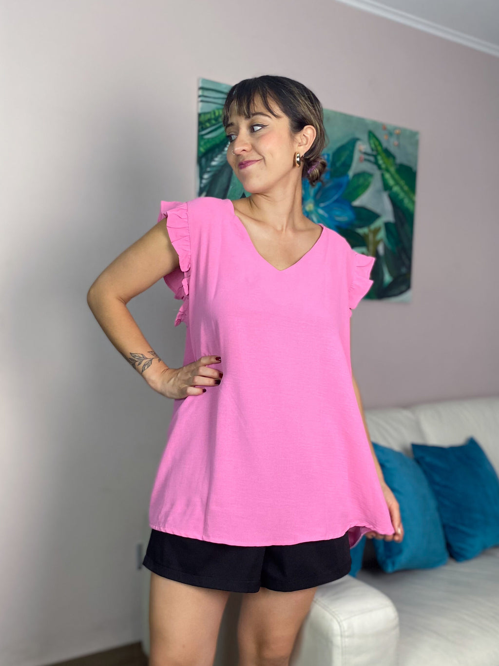 Blusa Carmina - Rosada