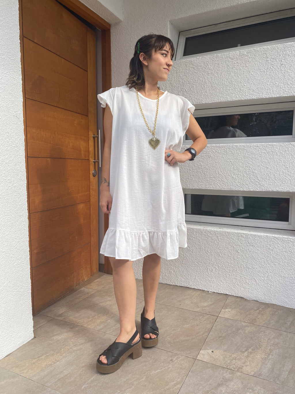 Vestido Miranda - Blanco - Talla L -XL