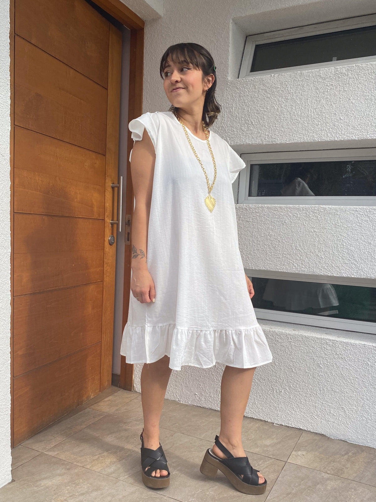Vestido Miranda - Blanco - Talla L -XL