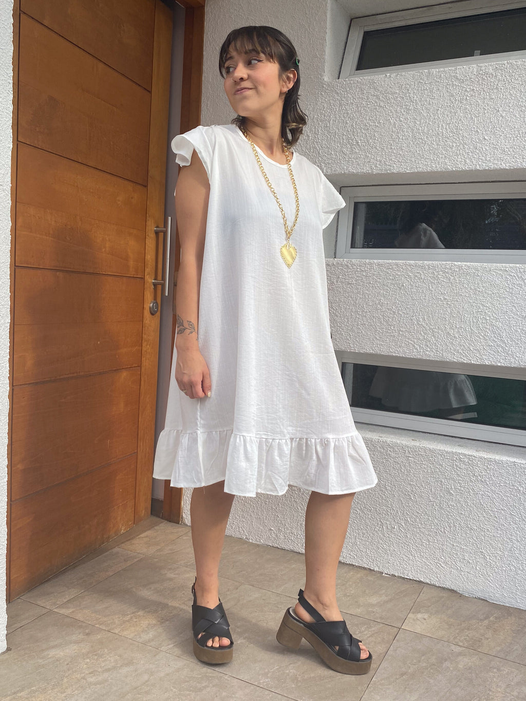 Vestido Miranda - Blanco - Talla L -XL