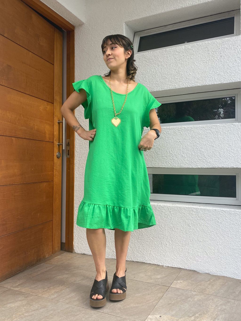 Vestido Miranda - Verde - Talla L -XL