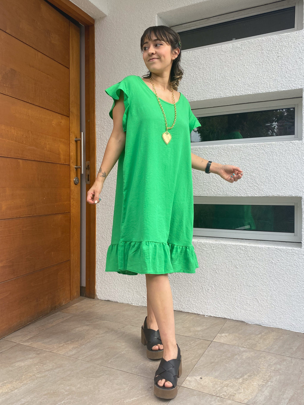 Vestido Miranda - Verde - Talla L -XL