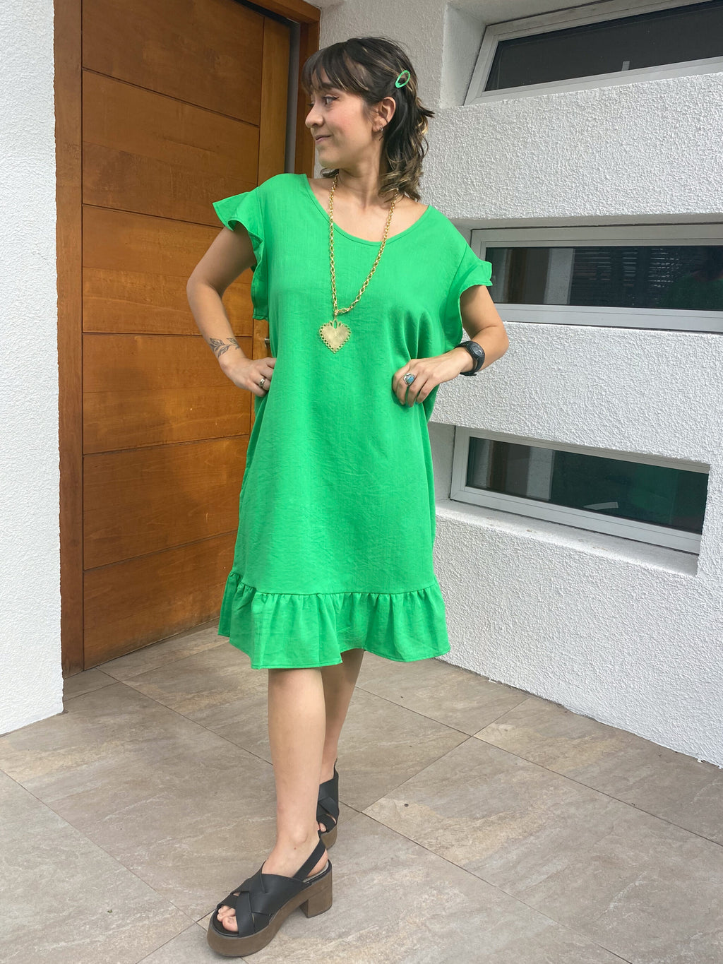 Vestido Miranda - Verde - Talla L -XL