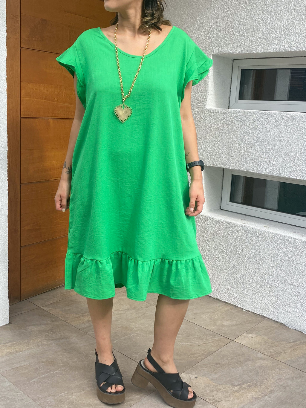 Vestido Miranda - Verde - Talla L -XL
