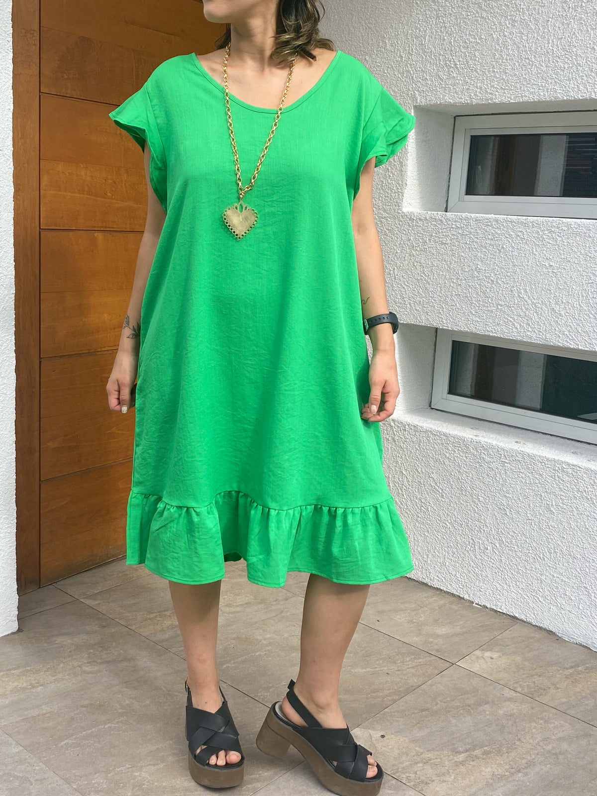 Vestido Miranda - Verde - Talla L -XL