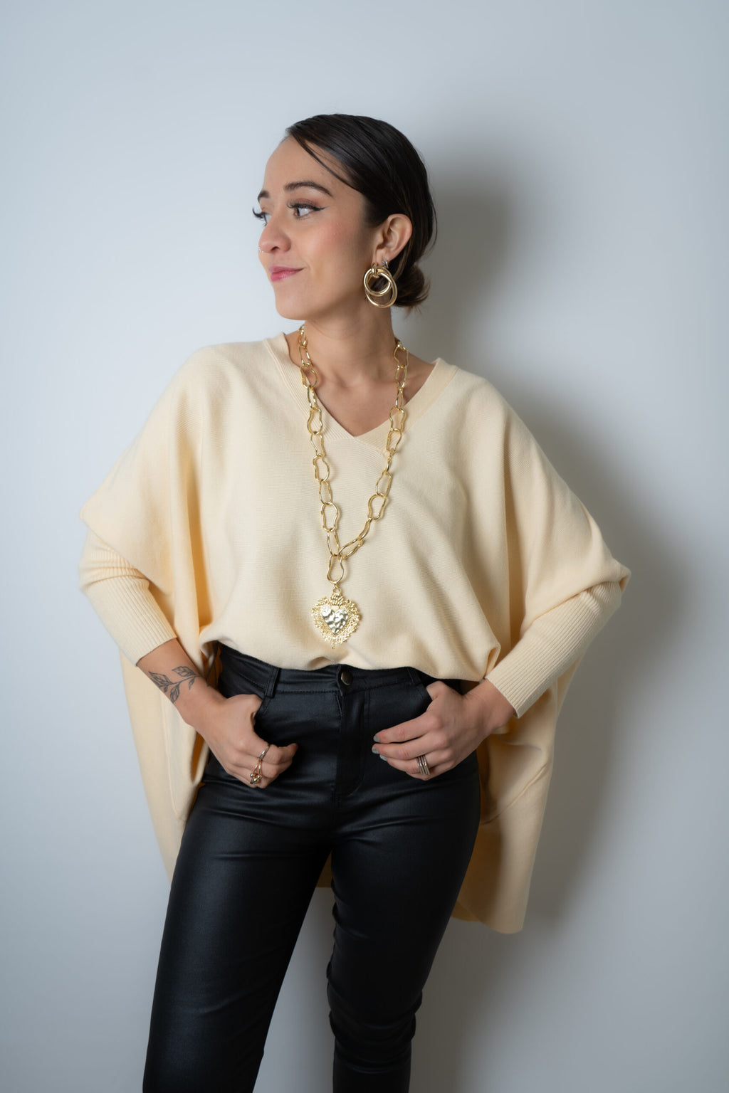 Sweater Ema - Amarillo claro