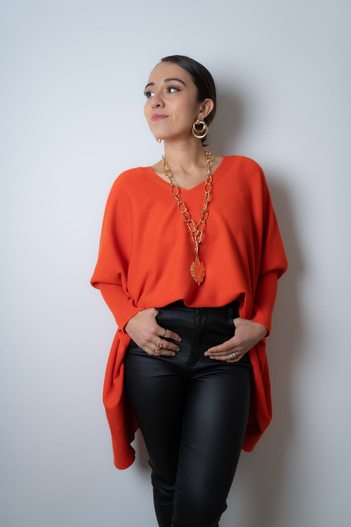 Sweater Ema - Naranjo