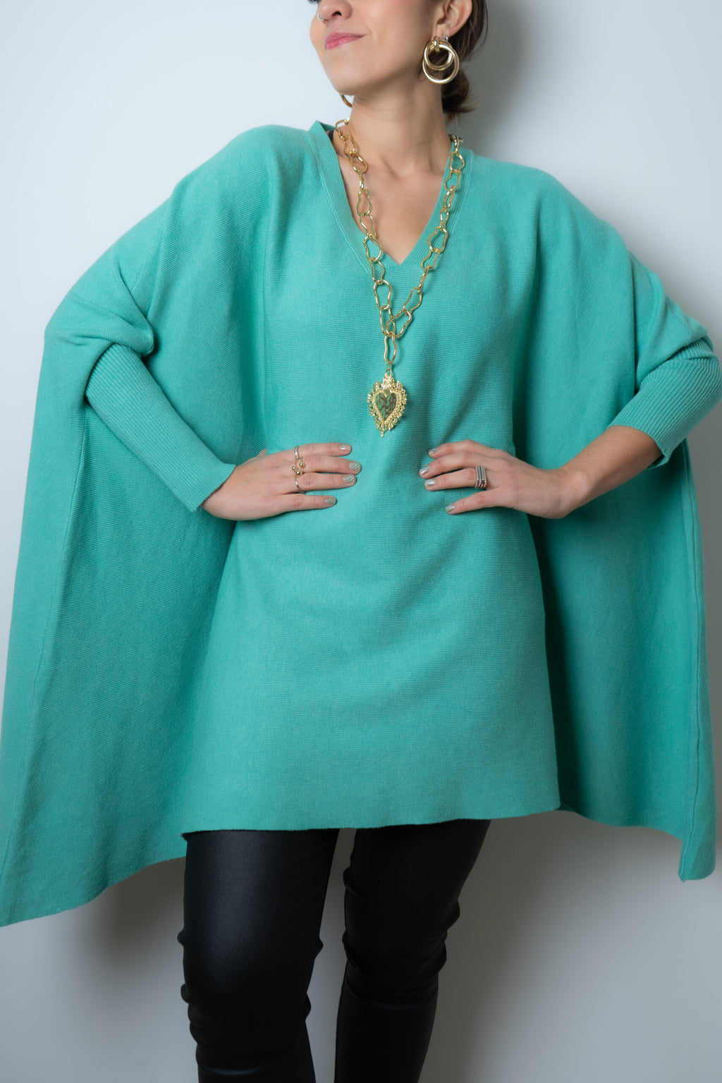 Sweater Ema - Turquesa claro