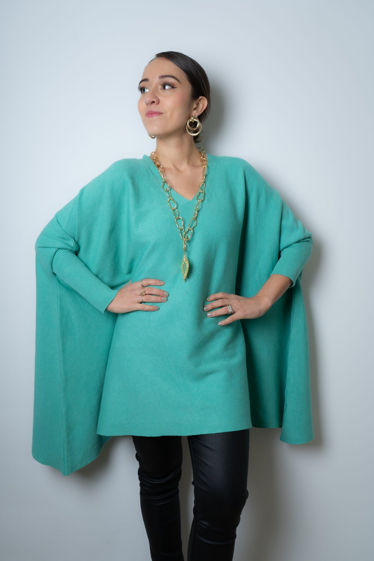 Sweater Ema - Turquesa claro