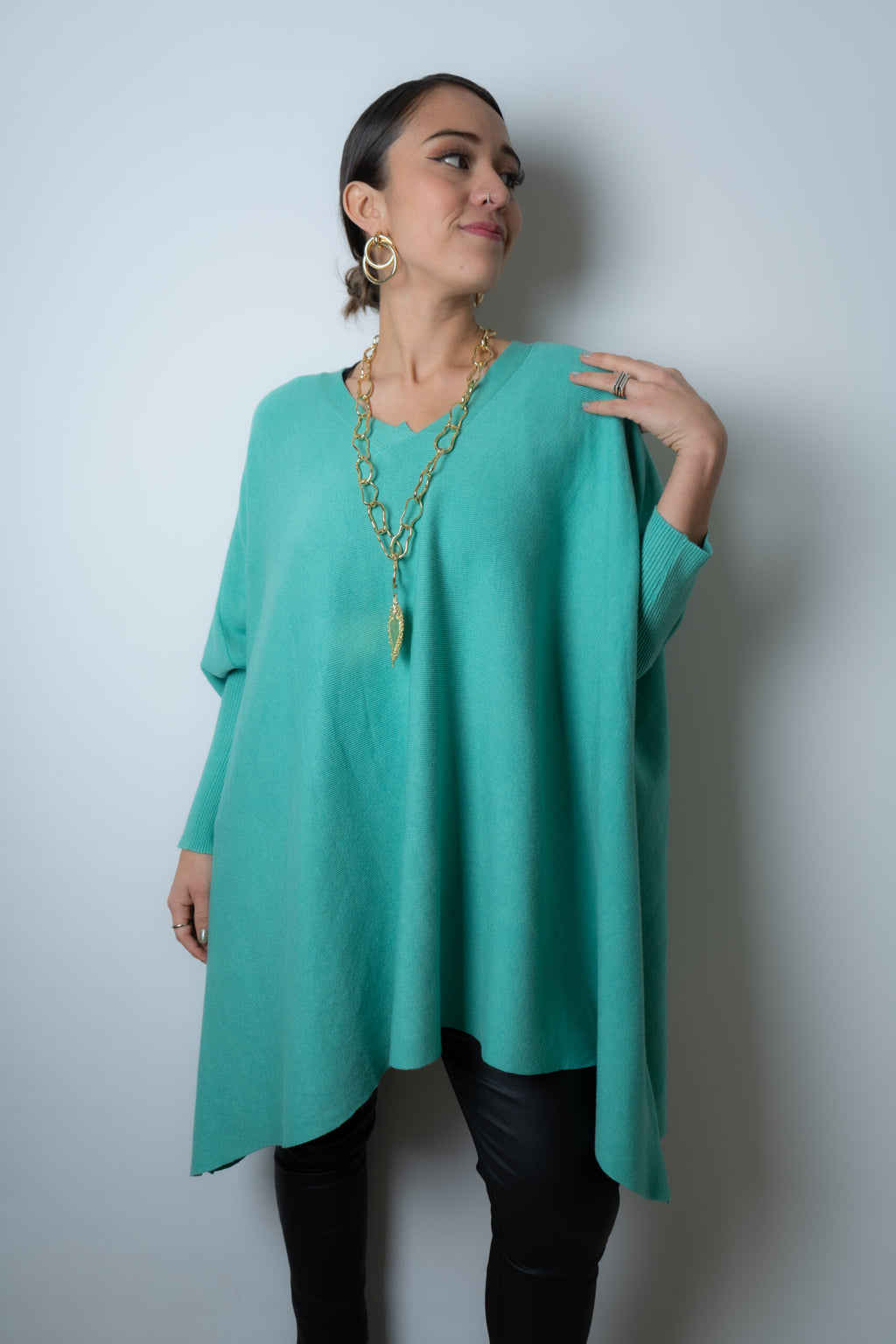 Sweater Ema - Turquesa claro