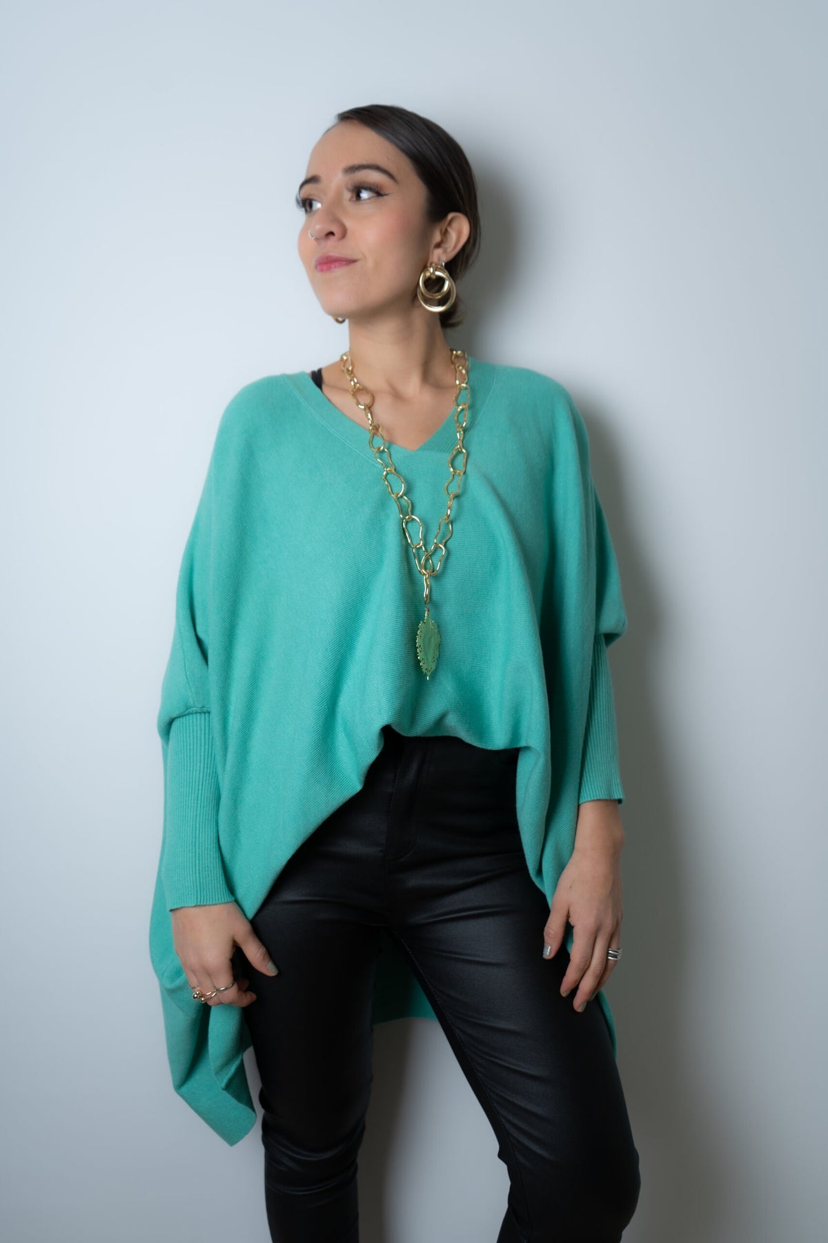 Sweater Ema - Turquesa claro